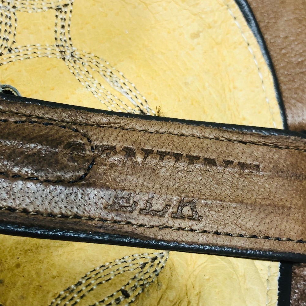 Abilene Men's 9EE Western Boots Elk Leather Cowboy Cowgirl Work Ranch‎ Farm USA - Picture 15 of 15